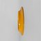 Italian Modern Round Yellow Ocher Plastic Mirror by Cattaneo, 1980s 7