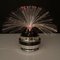Fiber Optic and Chrome Round Table Lamp by Cima International, Italy, 1970s, Image 15
