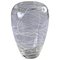 Dekorative Vase aus Murano Kristallglas von Carlo Scarpa, Italien, 1970er 1