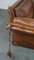 Cognac Rindsleder Castle Sofa und Sessel, 3 . Set 12