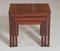 Tables Gigognes Mid-Century en Palissandre de Heggen of Norway, 1970s, Set de 3 9