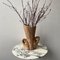 Faux Wood and Ceramic Vase by Grandjean Jourdan Vallauris, 1950 2