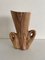 Vaso in finto legno e ceramica di Grandjean Jourdan Vallauris, 1950, Immagine 1