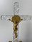 Crucifix in Cut Crystal and Gilded Bronze, Image 3