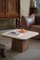 Tavolino da caffè vintage in marmo e pelle di De Sede, Svizzera, anni '60, Immagine 3