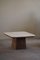 Tavolino da caffè vintage in marmo e pelle di De Sede, Svizzera, anni '60, Immagine 12