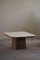 Vintage Swiss Coffee Table in Marble and Leather from De Sede, 1960s 12