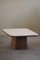 Vintage Swiss Coffee Table in Marble and Leather from De Sede, 1960s, Image 5