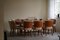 Tavolo da pranzo Art Deco vintage in teak, anni '40, Immagine 5