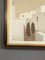 By the White Houses, Oil Painting, 1950s, Framed 8