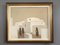 By the White Houses, Oil Painting, 1950s, Framed 1