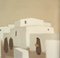 Por las casas blancas, pintura al óleo, años 50, Enmarcado, Imagen 12
