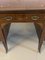 Antique Victorian Mahogany Inlaid Kneehole Desk by Edwards and Roberts, 1880s 8