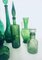 Vasi e decanter in vetro verde, anni '60, set di 12, Immagine 6