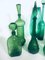 Green Glass Vases & Decanters, 1960s, Set of 12 4