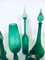 Green Glass Vases & Decanters, 1960s, Set of 12 5