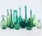 Vasi e decanter in vetro verde, anni '60, set di 12, Immagine 8