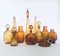 Amber Glass Vases & Decanters, 1960s, Set of 11 16