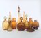 Amber Glass Vases & Decanters, 1960s, Set of 11, Image 16