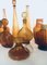 Amber Glass Vases & Decanters, 1960s, Set of 11, Image 3