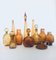 Amber Glass Vases & Decanters, 1960s, Set of 11 1