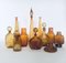 Amber Glass Vases & Decanters, 1960s, Set of 11 17