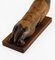 Mid-Century Carved Burr Elm Otter Sculpture, 1960s 4