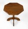 Vintage Octagonal Walnut Side Table, 1967 2