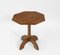 Vintage Octagonal Walnut Side Table, 1967 1