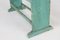 Small Industrial Mint-Colored Rack or Bookcase with 4 Shelves, Belgium, 1920s, Image 7