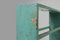 Kleines Industrielles Mintfarbenes Regal oder Bücherregal mit 4 Regalen, Belgien, 1920er 5