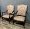 Louis XV Armchairs in Walnut, Set of 2 3