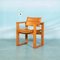 Vintage Lounge Chair in Pine and Leather by Ate Van Apeldoorn for Houtwerk Hattem, 1960s 1