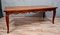 Mesa de comedor grande estilo Luis XV de madera teñida, Imagen 2