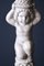Antique Painted Wood and Gesso Floor Lamp with Cherub, Image 4