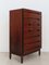 Italian Chest of Drawers in Dark Wood, 1960s, Image 3