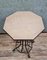 Ceremonial Pedestal Table in Hammered Silver Iron inthe style of Edgar Brandt, Image 3