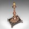 Antike Französische Tischlampenfüße aus Vergoldetem Metall & Marmor, 1890er, 2er Set 8