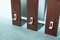 Space Age Coat Rack in Wenge Wood, 1960s 3