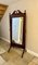 Antique Victorian Mahogany Inlaid Cheval Mirror, 1880 10