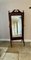 Antique Victorian Mahogany Inlaid Cheval Mirror, 1880 4