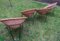 Mid-Century Bamboo and Iron Pod Chairs, Set of 4, Image 4