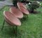 Chaises Mid-Century en Bambou et Fer Pod, Set de 4 5