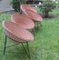 Mid-Century Bamboo and Iron Pod Chairs, Set of 4 8