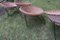 Mid-Century Bamboo and Iron Pod Chairs, Set of 4, Image 6