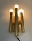 Mid-Century Wall Lamps in the style of Gaetano Sciolari, 1970s, Set of 3, Image 5