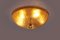 Italian Murano Glass Ceiling Lamp with Gold Details, 1970s, Image 2