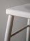 Danish Style White Wooden Stool, 1960s, Image 6