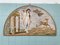 Decorazione da parete in gesso in bassorilievo dipinta a mano con cacciatrice mitologica, anni '70, Immagine 1