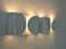 Lámparas de pared Foglio blancas atribuidas a Tobia & Afra Scarpa para Flos, años 60. Juego de 2, Imagen 5